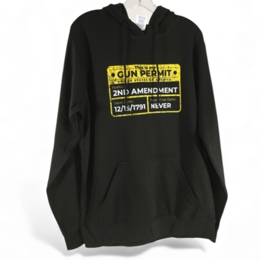 Hoodie 2XL Second Amendment Graphics Sweatshirt